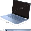HP 2 in 1 Chromebook Laptop Touch Screen Intel N100 Sky Blue-8