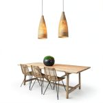 Parrot Uncle Bamboo Pendant Lamp Rustic Boho Lighting-0
