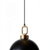 Vintage Pendant Light Gold Dome Adjustable Cord Home-0