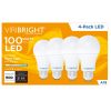 VIRIBRIGHT A19 LED Bulb Dimmable 1600 Lumens 4 Pack-0
