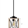 Rustic Metal Hanging Light Adjustable Ceiling Fixture Home-1