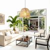 Parrot Uncle Rattan Pendant Light Boho Coastal Rustic-1