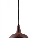 Farmhouse Pendant Light Rustic Barn Style Metal Cage Design-0