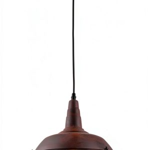 Farmhouse Pendant Light Rustic Barn Style Metal Cage Design-0