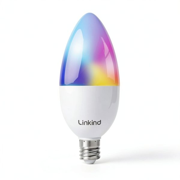 Linkind Smart LED Bulb Color Changing E12 Base Music Sync-3