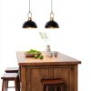 Pavo Black Gold Pendant Light Kitchen Island Farmhouse Style-4
