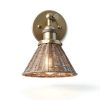 Parrot Uncle Gold Rattan Wall Light Modern Rustic Decor-2