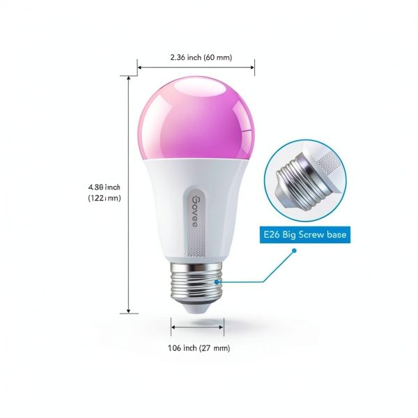 Govee A19 Smart LED Bulb 800 Lumens 4 Pack-1