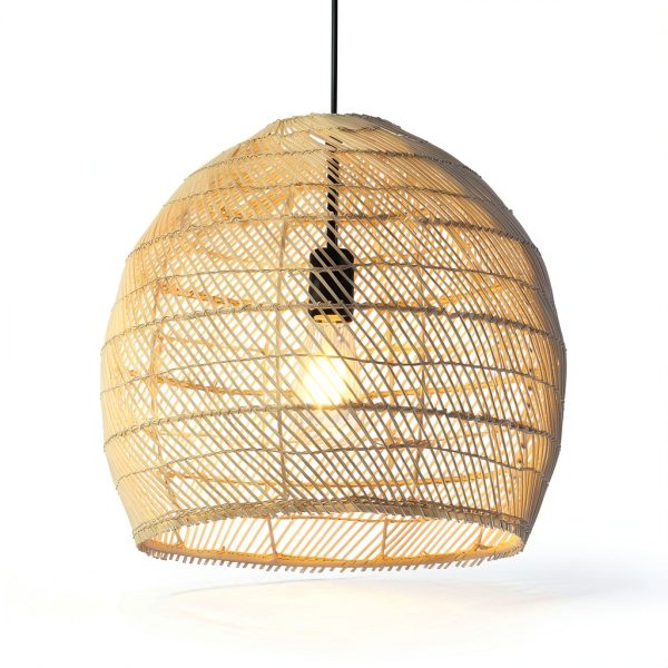 Parrot Uncle Rattan Pendant Light Boho Style Adjustable-5