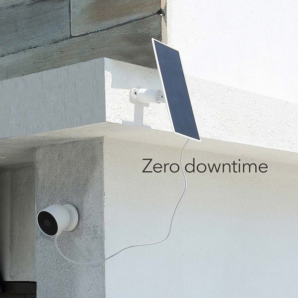 Wasserstein Premium Solar Panel for Google Nest Cam-2