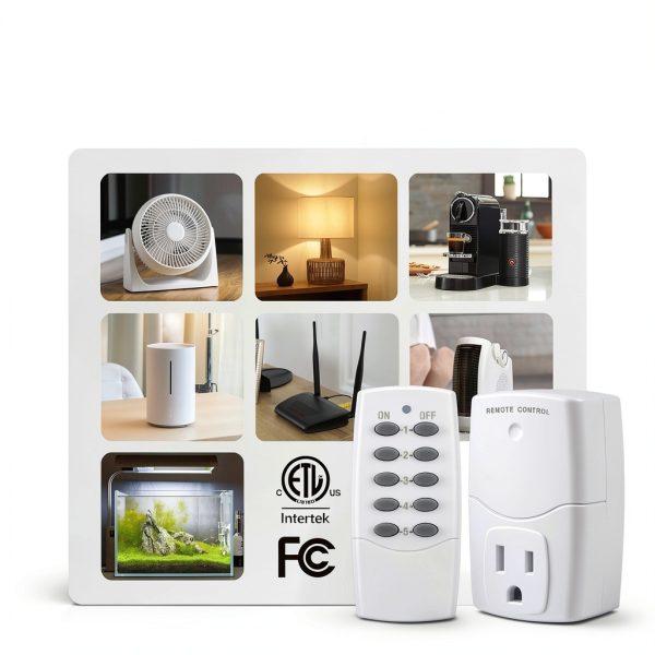 BN-LINK Wireless Remote Outlet Switch 5 Outlets 2 Remotes-4