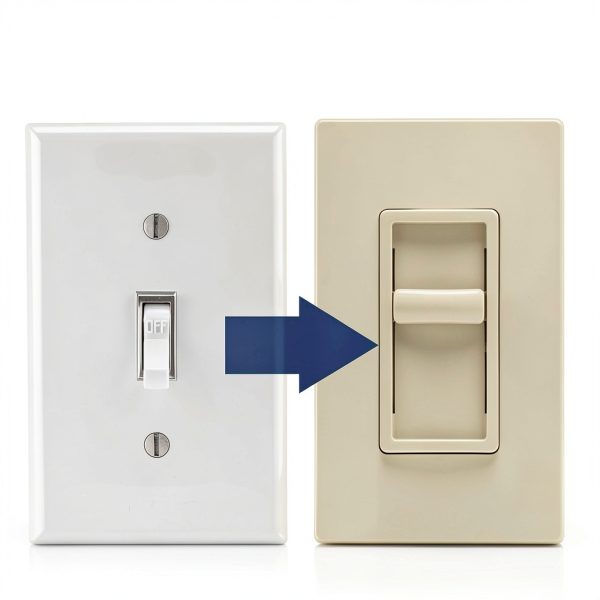 Leviton SureSlide Dimmer Switch LED Compatible Easy Install-1