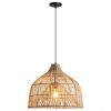 Parrot Uncle Rattan Pendant Light Boho Rustic Adjustable-6