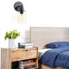 Pavo Wall Sconce Metal Glass Dimmable Lighting Modern Decor-1