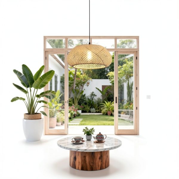 Parrot Uncle Cotton Pendant Light Boho Rustic Coastal Style-1