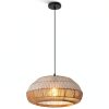 Parrot Uncle Rattan Pendant Light Boho Design Adjustable-4