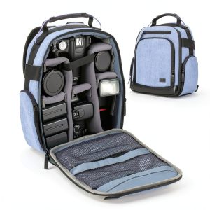USA Gear Camera Backpack Customizable DSLR Travel Bag-0