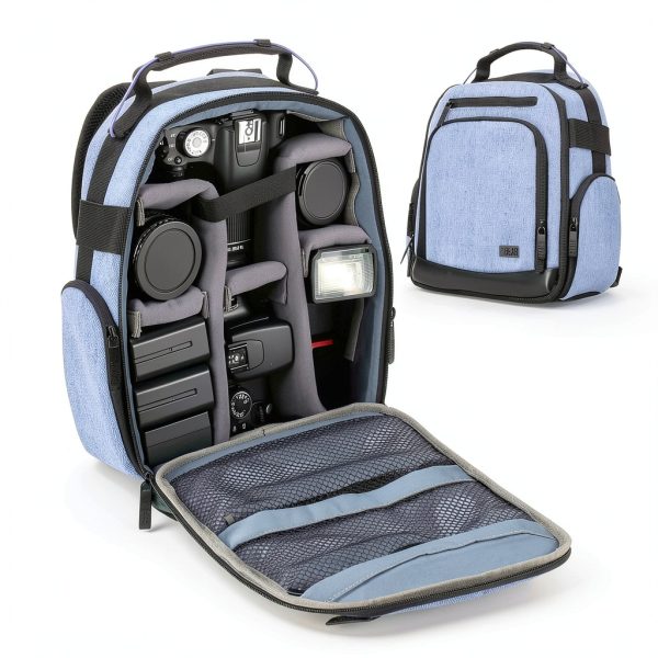 USA Gear Camera Backpack Customizable DSLR Travel Bag-0