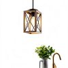 Rustic Metal Hanging Light Adjustable Ceiling Fixture Home-3