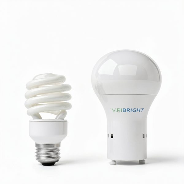 Viribright GU24 LED Bulb 9W 60W Equivalent Warm White-6