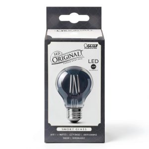 FEIT ELECTRIC LED Bulb Dimmable Smoke Daylight A19 E26-0