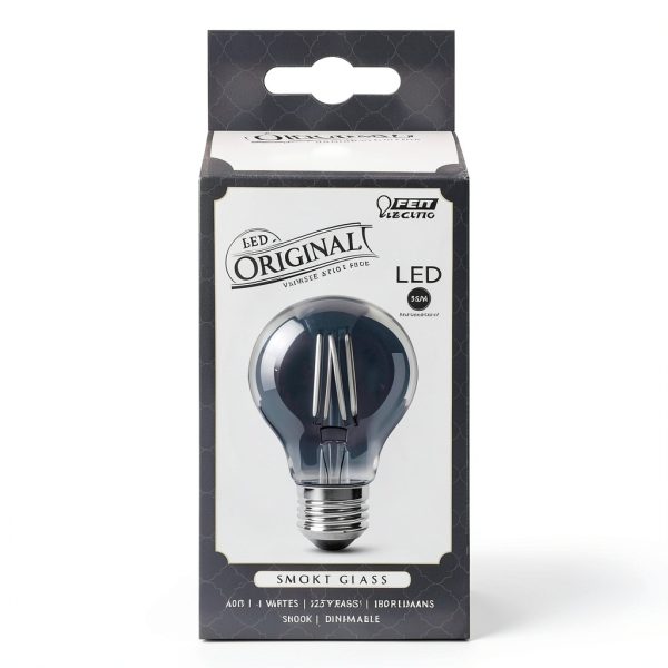 FEIT ELECTRIC LED Bulb Dimmable Smoke Daylight A19 E26-0