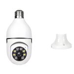 Kitcheniva 360 E27 Light Bulb Camera Wi Fi IR Night Security-0