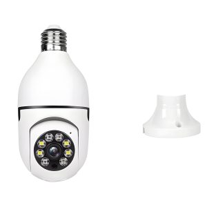 Kitcheniva 360 E27 Light Bulb Camera Wi Fi IR Night Security-0