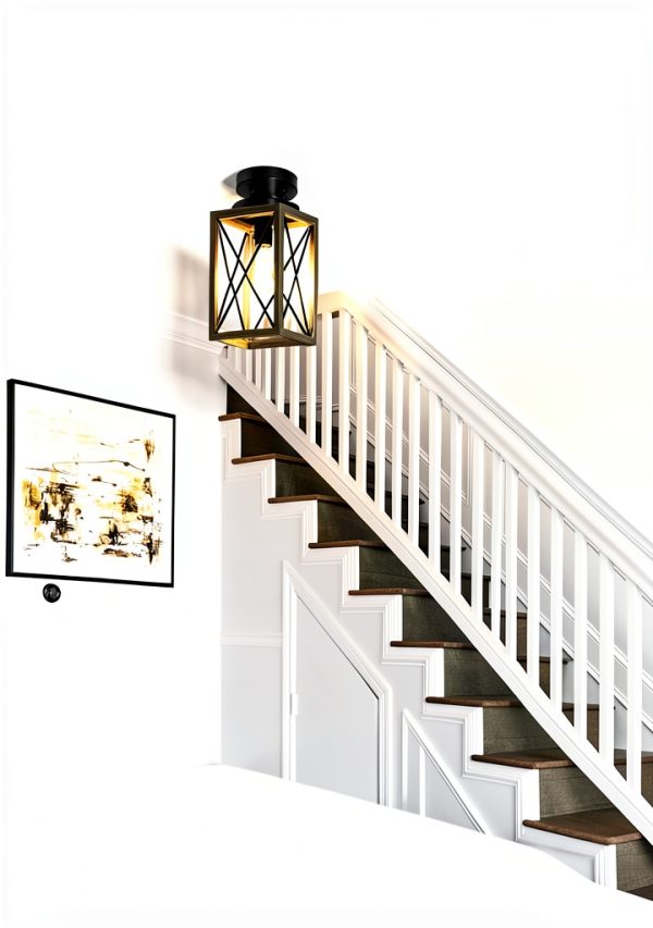 Rustic Metal Hanging Light Adjustable Ceiling Fixture Home-2