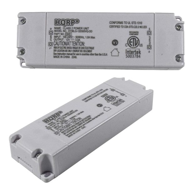 HQRP LED Driver 12V DC 3A 36W ETL Listed Power Supply-0