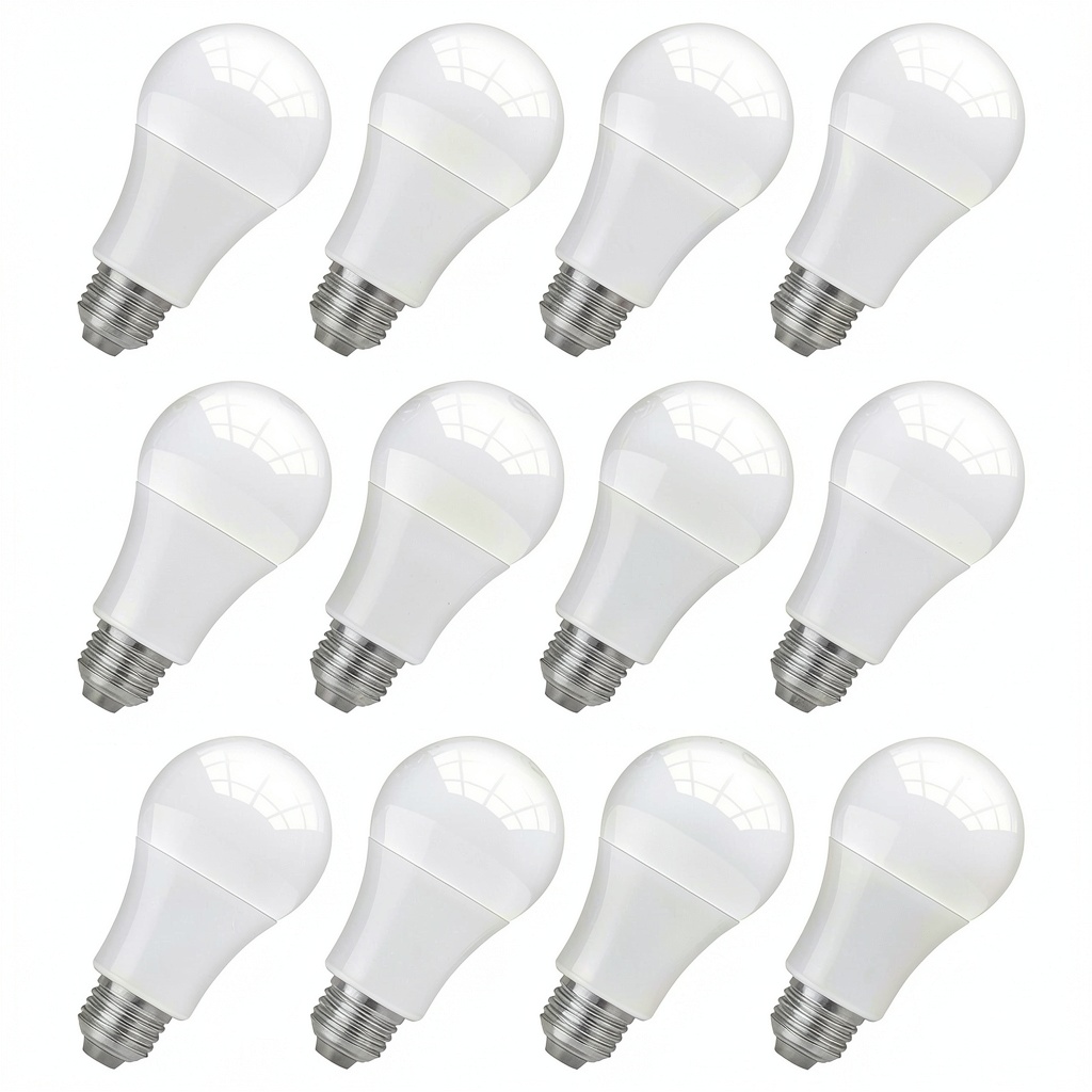 Viribright LED bulbs illuminating a modern living room