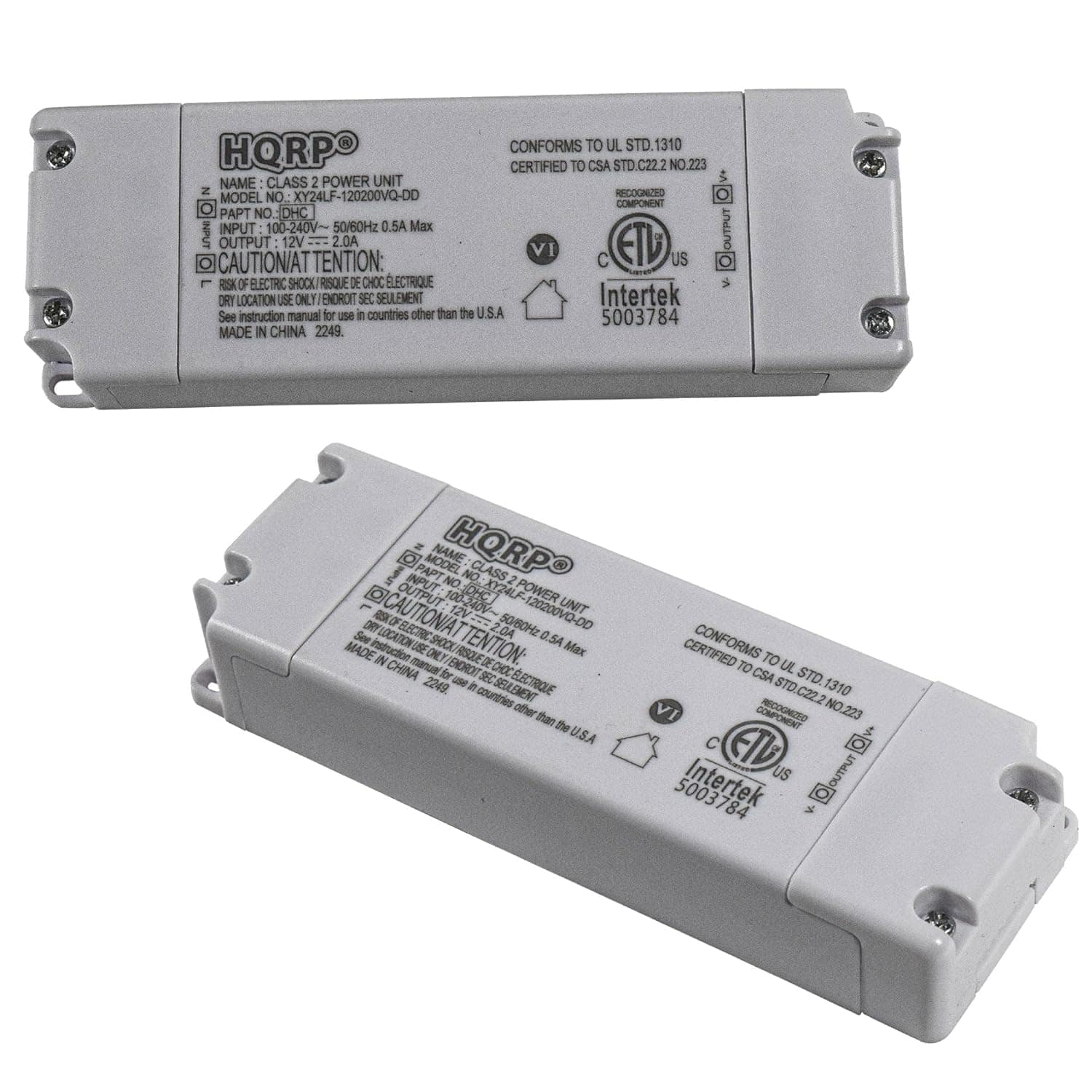 HQRP LED Driver connected to LED strip lights