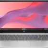 HP Chromebook Laptop Intel N200 8GB Memory 64GB eMMC Silver-0