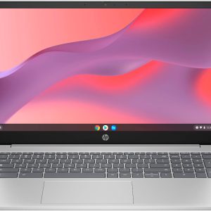 HP Chromebook Laptop Intel N200 8GB Memory 64GB eMMC Silver-0