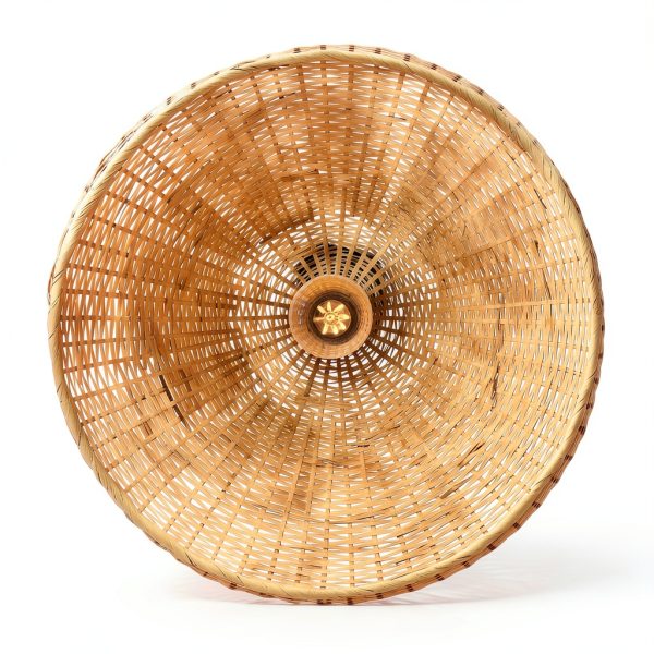 Parrot Uncle Bamboo Pendant Lamp Retro Cone Design-10