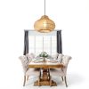 Parrot Uncle Boho Rattan Pendant Light Handwoven Adjustable-3