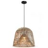 Parrot Uncle Rattan Pendant Light Boho Coastal Rustic-8