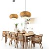 Parrot Uncle Bamboo Pendant Lamp Rustic Design Adjustable-2