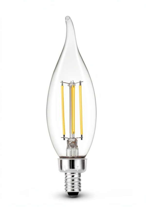 VEVOR LED Candelabra Bulbs Flame Tip Dimmable Vintage-3