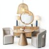 Parrot Uncle Rattan Pendant Light Boho Coastal Rustic-3