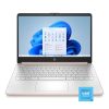 HP 14 Laptop Intel N150 16GB Memory HD Display Rose Gold-0