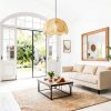 Parrot Uncle Rattan Pendant Light Farmhouse Boho Style-2