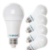 Viribright A19 LED Bulb 9W Dimmable Daylight 4 Pack-1