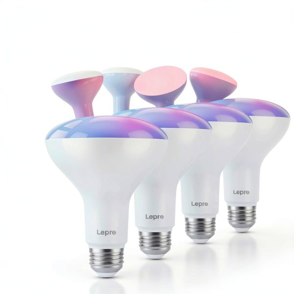 Lepro BR30 AI Smart LED Bulb Color Changing Dimmable Flood-0