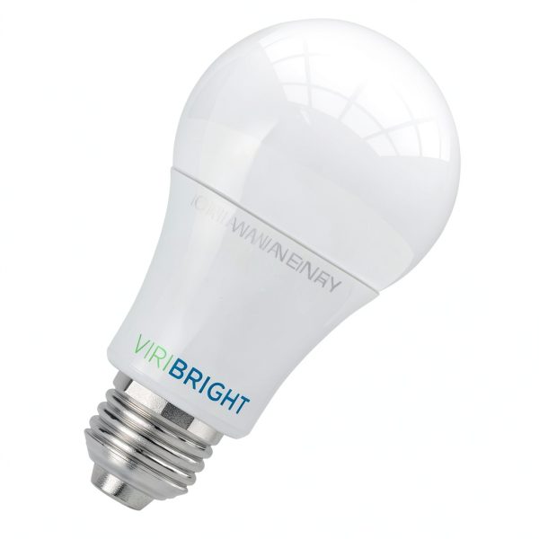 VIRIBRIGHT A19 LED Bulb 9W Dimmable Daylight 5000K-2