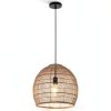 Parrot Uncle Rattan Pendant Light Boho Style Adjustable-4