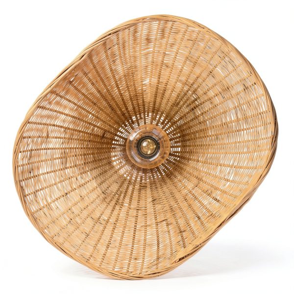 Parrot Uncle Bamboo Pendant Lamp Rustic Handwoven Adjustable-9
