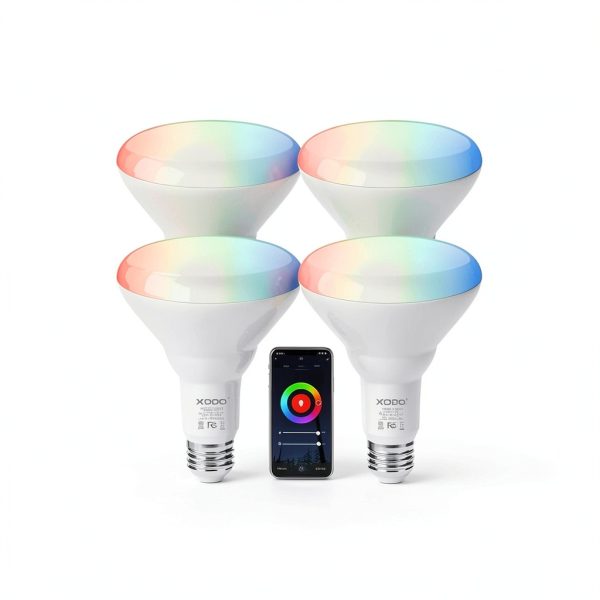 XODO Smart Wi Fi BR30 Bulb Dimmable Color Changing Lighting-1