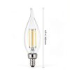 VEVOR LED Candelabra Bulbs Flame Tip Dimmable Vintage-7