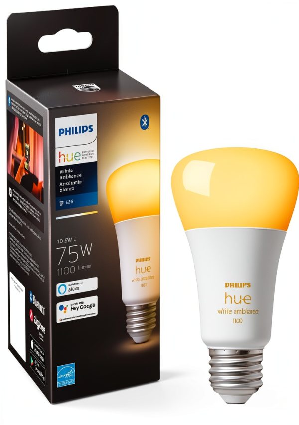 Philips Hue Smart Bulb White Ambiance Dimmable LED-0